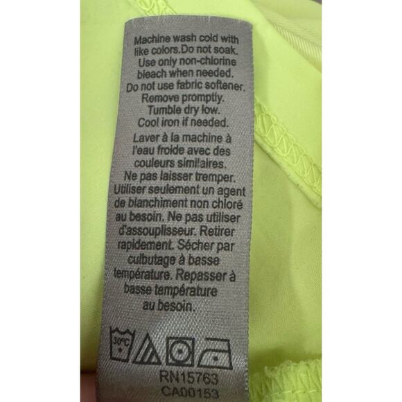 Champion Duo Dry Yellow Green Lightweight Full Zip Windbreaker Women’s X-Large - Picture 5 of 12